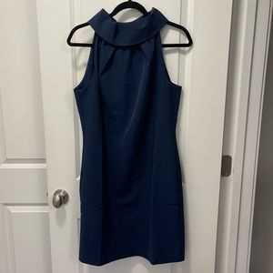Sail to Sable Cowl Neck Button Dress
